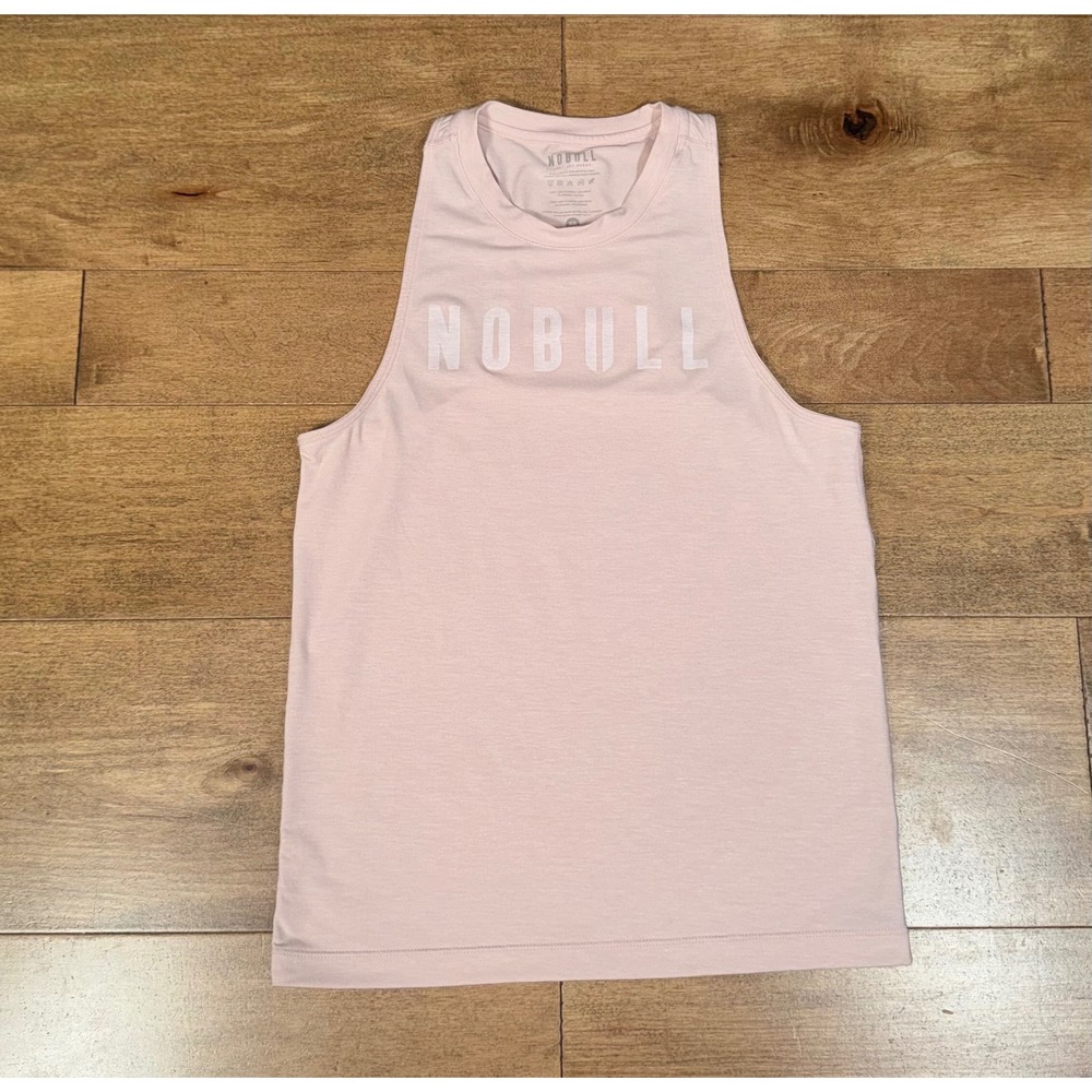 NOBULL High Neck Workout Performance Tank Top Pink Athletic Casual Women's XS